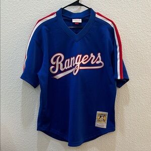 Mitchell & Ness 1989 TEXAS RANGERS #34 Nolan Ryan Baseball Jersey L